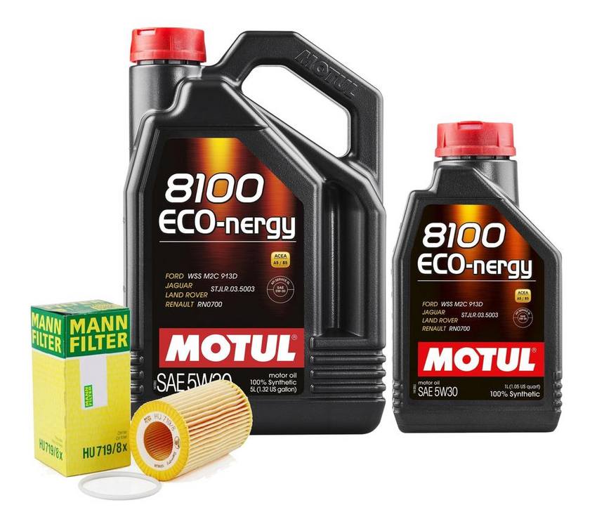 Volvo Engine Oil Change Kit - Motul 8692305 (5W-30) (ECO-NERGY 8100)